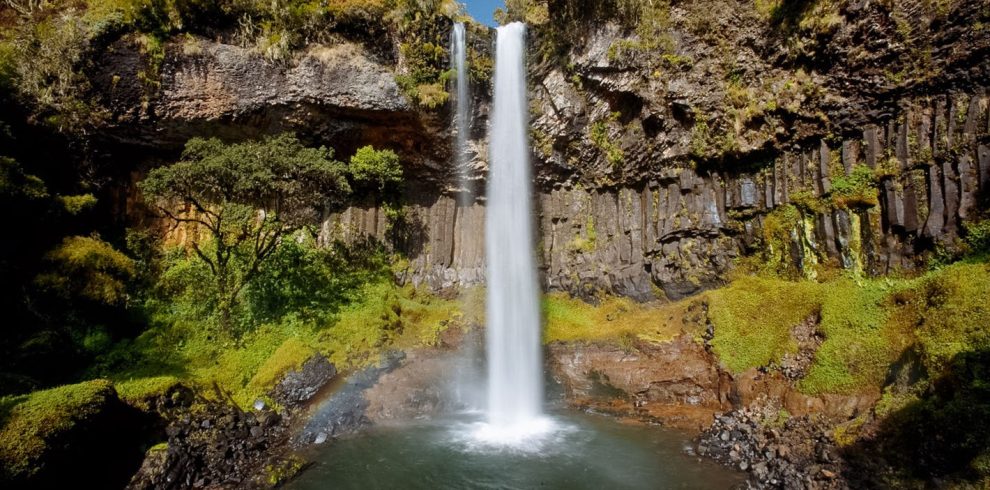 Waterfall at aberdare national park